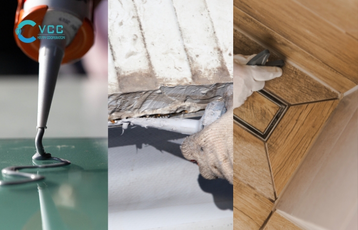 Cách sử dụng các dòng keo xây dựng trên từng chất liệu